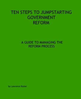 TEN STEPS TO JUMPSTARTING GOVERNMENT REFORM book cover